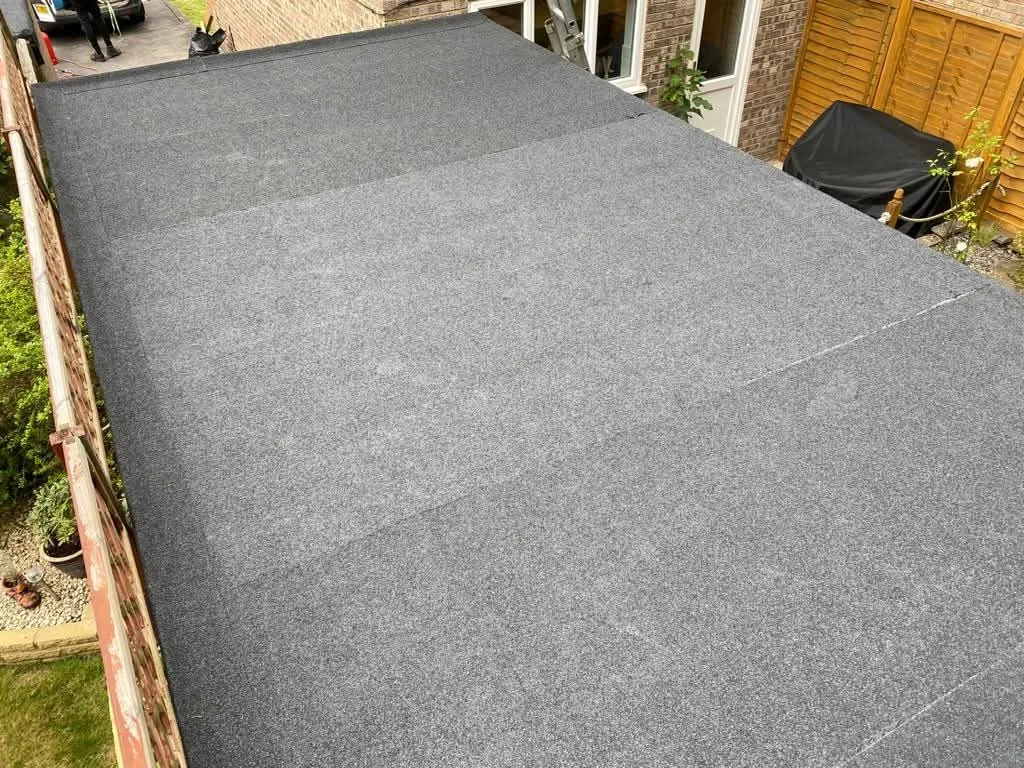 Completed roof covering on a Hampshire property