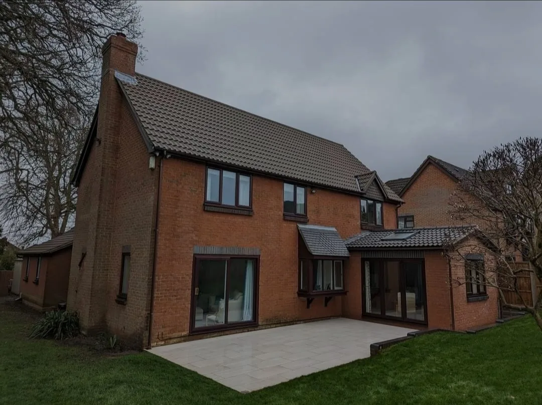 Completed full roof replacement on a Hampshire home