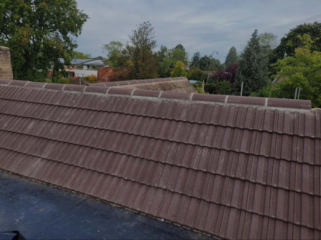Completed roof replacement on a Hampshire home by Water Tight Roofing, roofing work near Hook